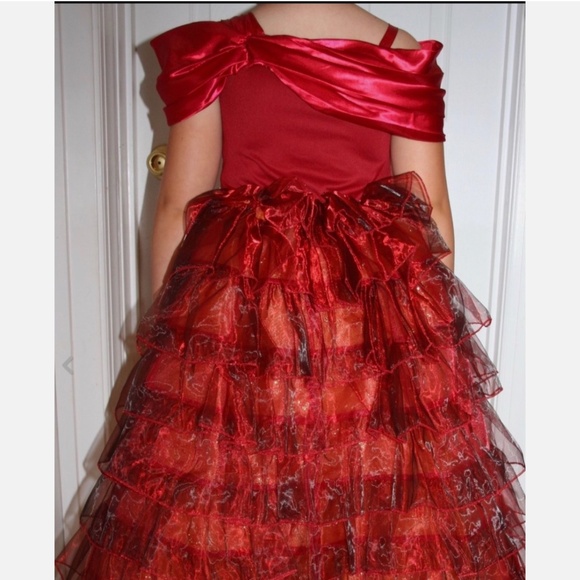 Disney Store Princess Belle Deluxe Holiday Costume Ball Gown Size 5/6 and access - Picture 12 of 12